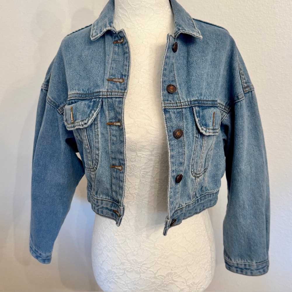 1. Upcycled Denim Jacket Ptp 20 - Picture 2 of 2